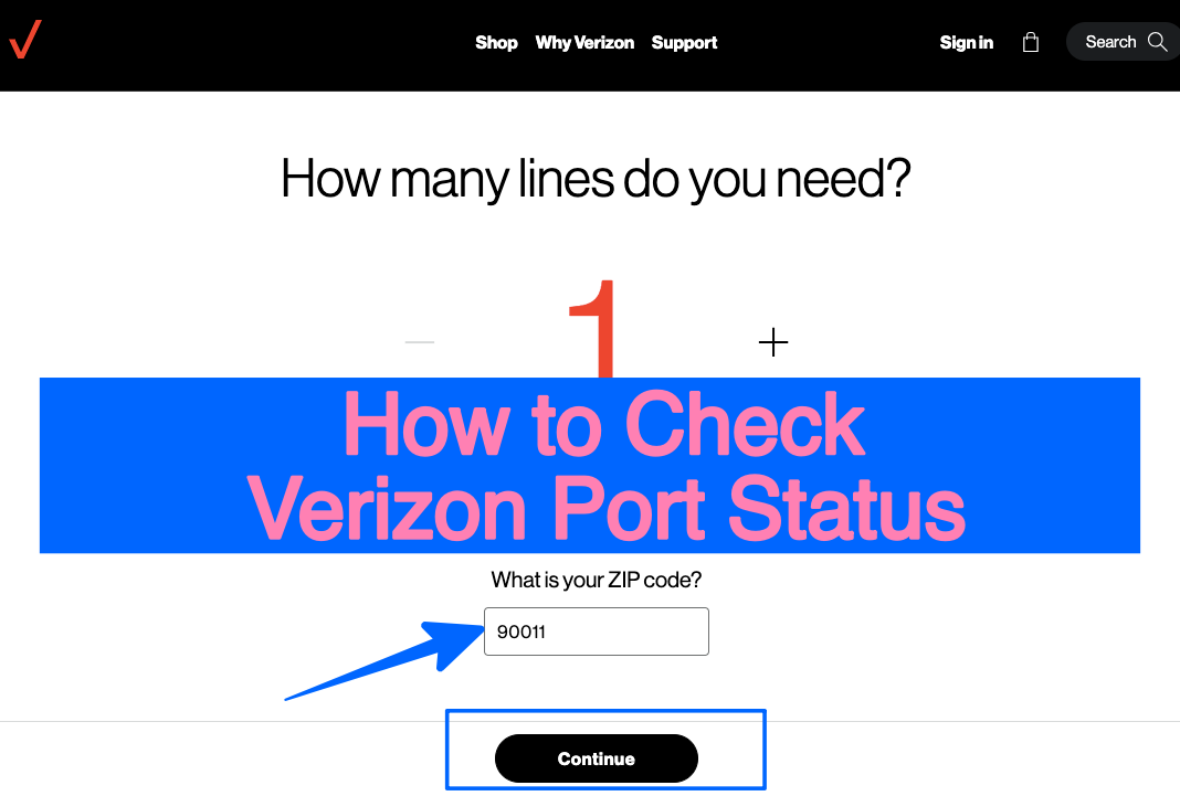 Verizon-port-status